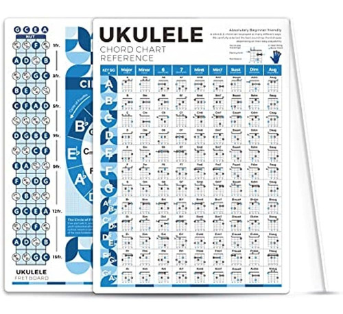 Gráfico De Acordes De Ukelele Para Adultos Principiantes O N