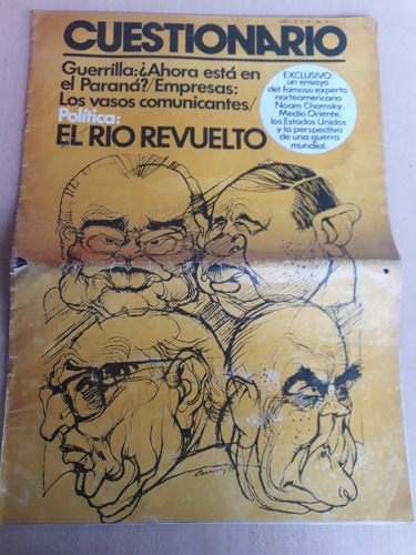 Revista Cuestionario N°24 Chomsky Venezuela Sacerdotes Brasi