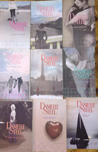  Combo De 9 Libros Danielle Steel - Temáticas Distintas.