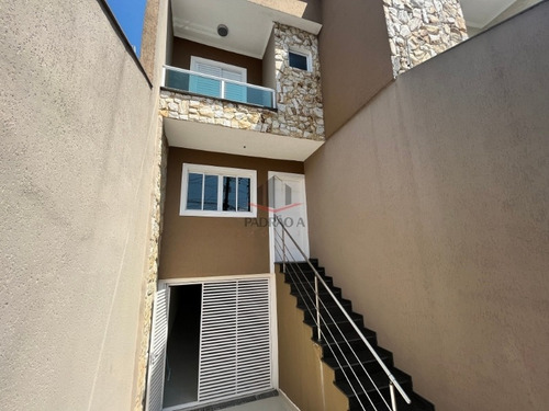 Imagem 3 de 24 de Sobrado Para Venda No Bairro Chácara Mafalda, 03 Dorm, 03 Suítes, 04 Vagas, 150,00 M², 92,00 M². Lindo Sobrado Novo, Com Garagem Subterrânea, Com 03 Suítes, Oportunidade. - 1914