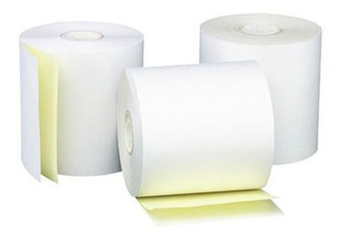Imagen 2 de 2 de Rollos Contometro(caja 20 Und) +1 Copia Amarillo Y Blanco