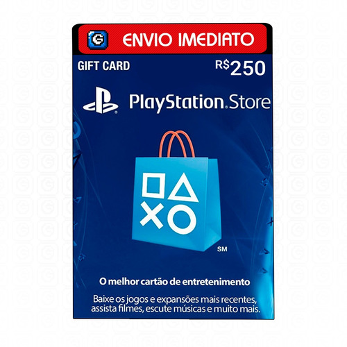 Cartão Psn Brasileira Brasil R$ 250 Reais - Envio Imediato
