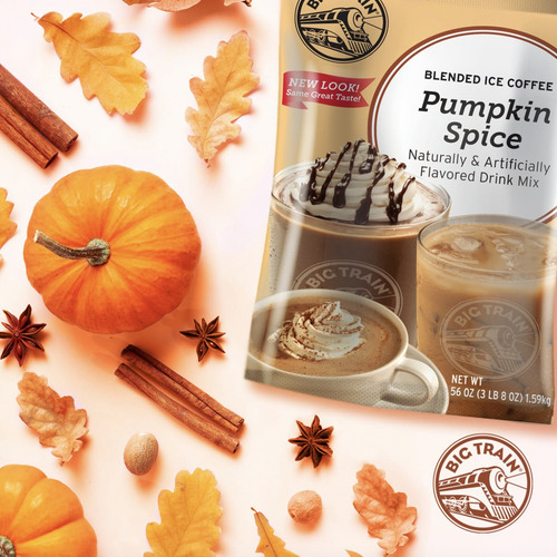 Big Train Pumpkin Spice Bolsa 1.5 G -base Para Frappe-