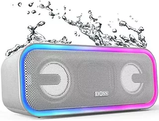 Parlante Doss Soundbox Pro+ Bt Resistente Al Agua Blanco