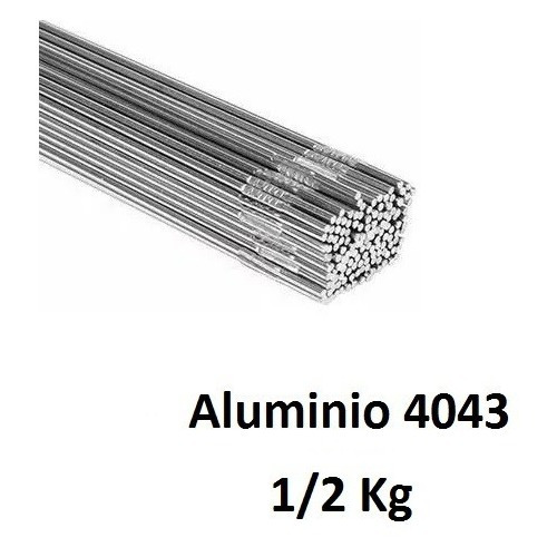 1/2 Kg Aporte Aluminio Tig 4043 Ø 1,6 / Ø 2,4 / 3,2 Mm