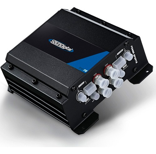 Potencia Marina Nautico Soundigital Evops 400.4 4 Ohms Color Negro