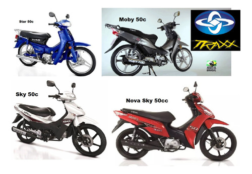 Engrenagem Placa De Partida Motos50cc Dafra Bull Traxx Brava
