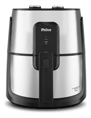 Fritadeira Air Fryer Philco Pfr15pi Redstone 4,4l 1500w Cor Prateado 220V