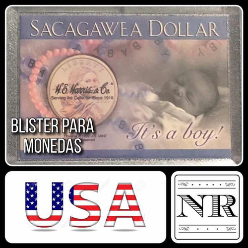 Blister Dolar Sacagawea - Eeuu - Nacimiento Varon