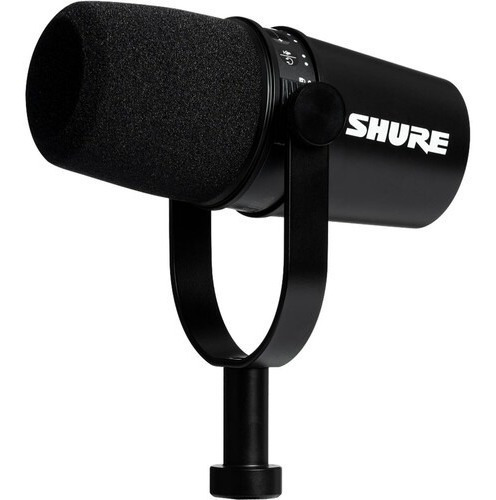 Shure Mv7-k Micrófono Dinamico Podcast  Usb Xlr Negro