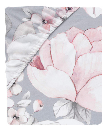 Lambs & Ivy Signature Botanical Baby Acuarela Floral Algodón