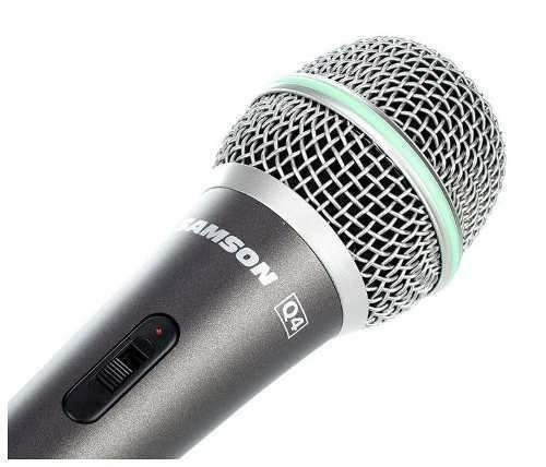 Imagen 2 de 5 de Microfono De Mano Samson Q4 Dinamico Vocal