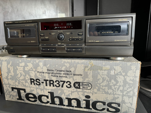  Casetera Double Deck Technics Rs-tr373 Made In Japan 110v 