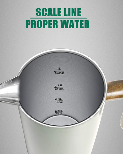 Cafetera Poliviar French Press 1l Acero Inoxidable Verde