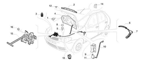 Panel Aislante Para Capot Fiat