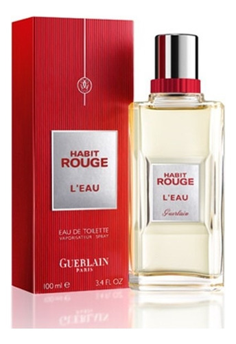 Guerlain Habit Rouge L'eau Edt 100ml Premium