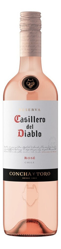 Vinho Rosé Chileno Concha Y Toro 750ml Casillero Del Diablo