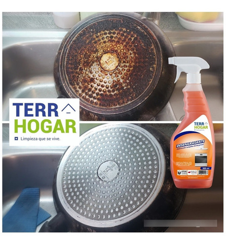 Limpiador Desengrasante Terrahogar 500ml C/gatillo Antigrasa