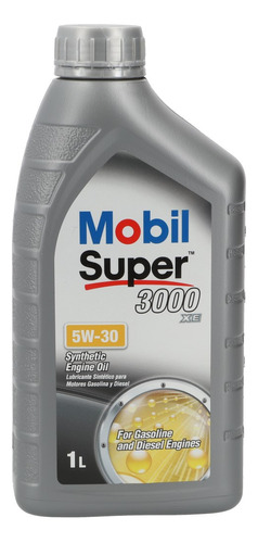 Aceite De Motor Mobil Super 3000 Xe Sintético 5w30 1l