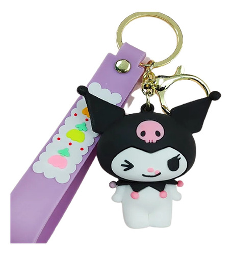 Llavero Kuromi Hello Kitty  Kawai Sanrio Accesorio D5