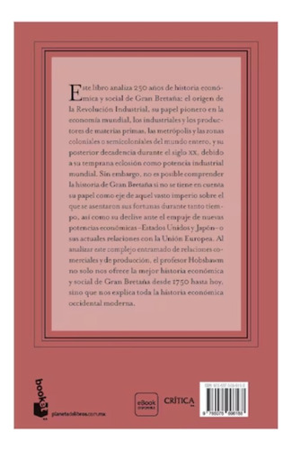 Industria E Imperio. Historia De Gran Bretaña, Hobsbawm
