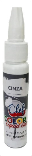 Corante Liquidgel - Cinza - 25g - Iceberg Chef