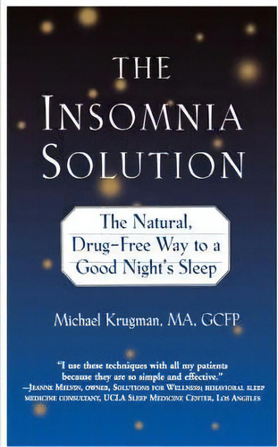 Insomnia Solution, De Michael Krugman. Editorial Little Brown Company, Tapa Blanda En Inglés
