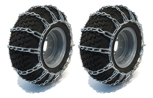 2 Link Tire Chains 20x10.00x8 20x10.00-8 20x10x8 For Tr...