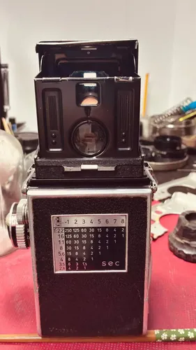 Camera Rolleiflex Tlr Duas Lentes De Época | MercadoLivre