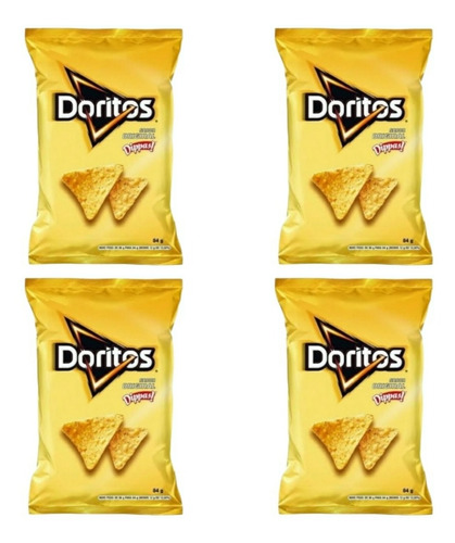 Doritos Dippas Kit Com 4 Unidades De 84g