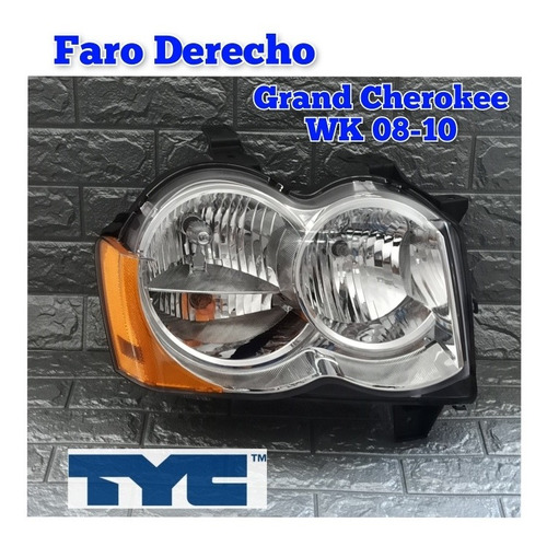 Faro Derecho Grand Cherokee Wk 2008 2009 2010