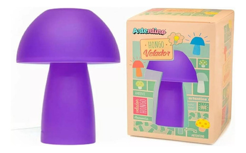 Lu-ces Lámpara Velador Luz Infantil Hongo Original Diseño