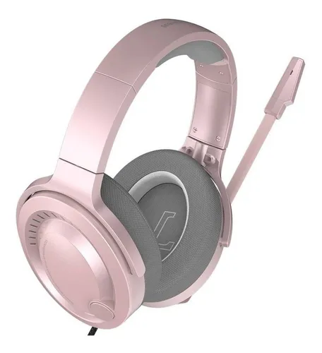 Audífonos Con Cable Gamo Virtual 3d Baseus Rosado