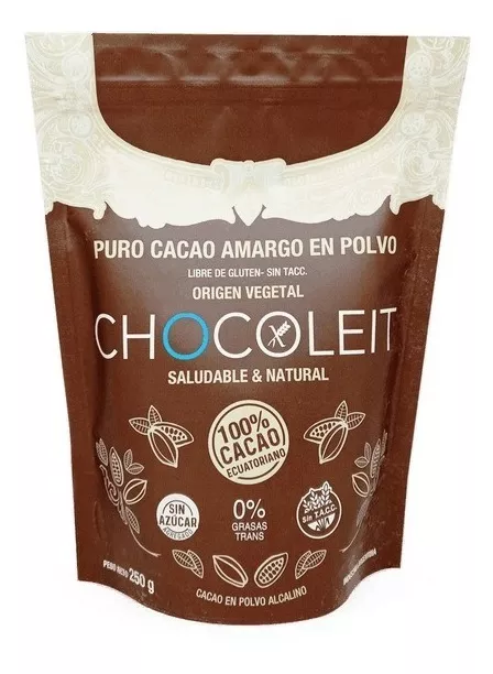 Tercera imagen para búsqueda de cacao en polvo puro sin azucar