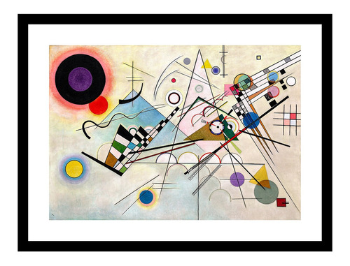 Cuadro Composicion Viii Kandinsky 43x55 Cm Calidad Mycarte