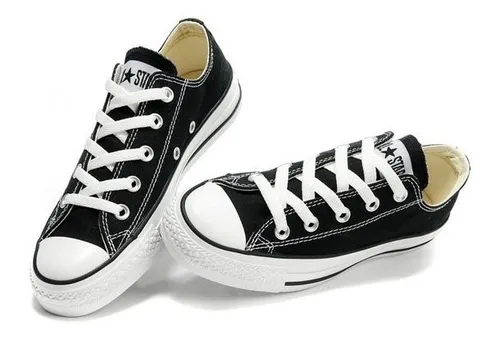 Tenis Converse Negros Lona Choclo 100 Original 3 Al 9 Mex