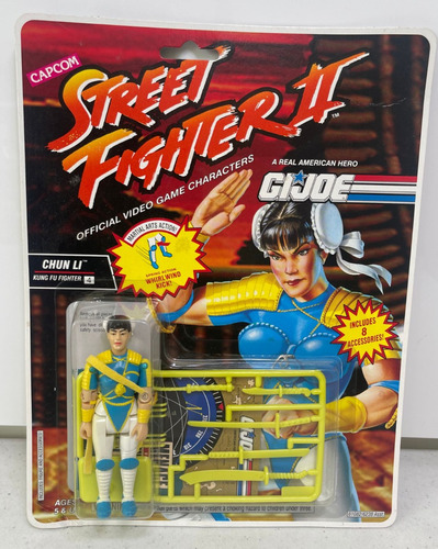 Gi Joe Rene Chun Li 2 Street Fighter 1993 Vintage Gijoe