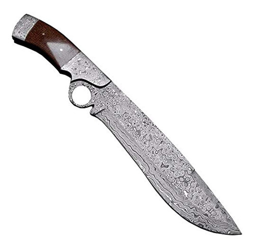 Cuchillo De Damasco Con Vaina De Piel  Pal 2000 Knives