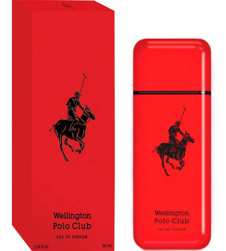 Polo Wellington Club Edp Rojo 90 Ml Fragancia Masculina 