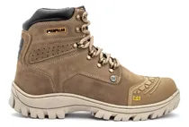 Comprar Bota Borcego Caterpillar Creme Claro Nobuk Punta De Acero