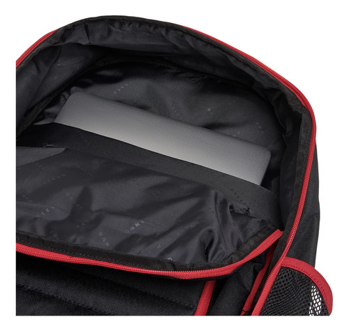 Mochila Oakley Enduro 4.0 25 litros Sm24, color negro y rojo, talla única