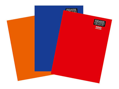Pack Cuaderno Proarte College Liso 100 Hjs 5mm X10ud