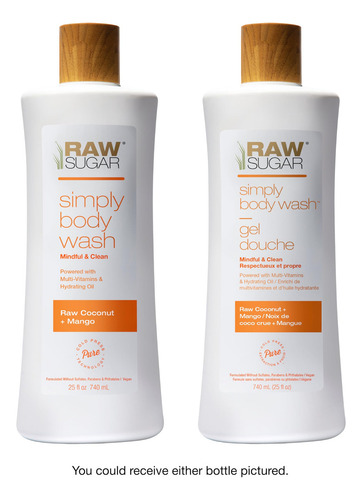 Gel De Baño Y Ducha Hidratante Y Calmante, Coco Y Mango, Sin