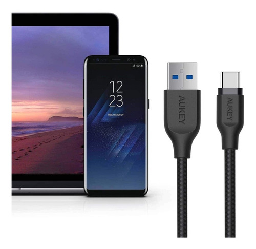 Imagen 4 de 5 de Cable Trenzado Usb Tipo-c A Usb 3.1