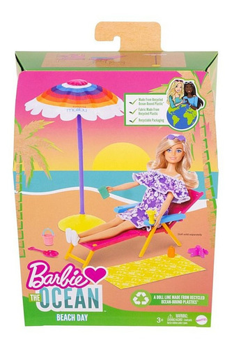 Barbie Loves The Ocean - Dia Na Praia - Mattel