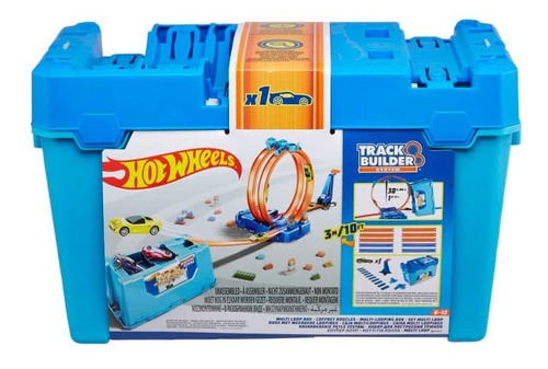 Mattel- Hot Wheels-track Builder Acrobacias Lanzador Flk89