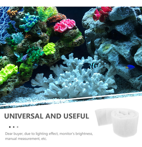 Almohadilla Para Pecera Con Filtro De Fibra Blanca Aquarium