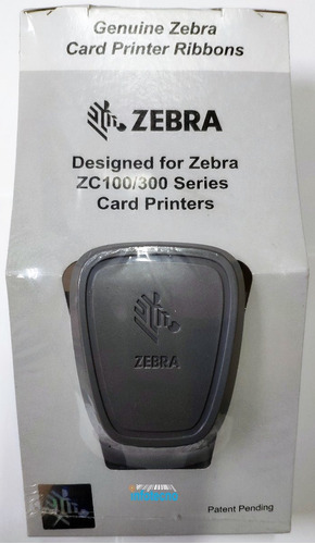 Cinta Ribbon Zebra Color Y Silver P/ Zc300 Pvc 800300-264la