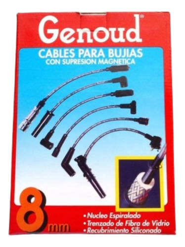 Cables De Bujias Genoud Para Peugeot 504 2.0