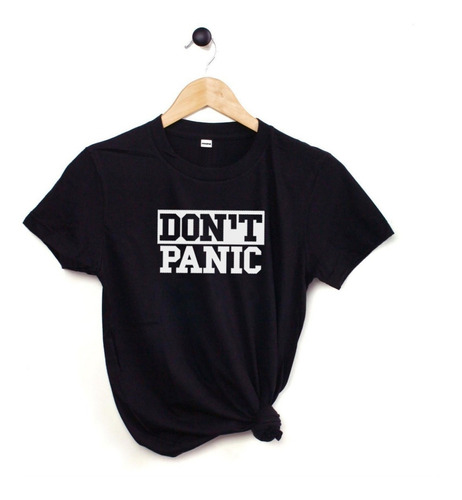 Blusa Playera Camiseta Dama Dont Panic Elite #565n